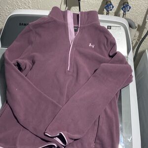 Large women’s purple polartec under armor fleece